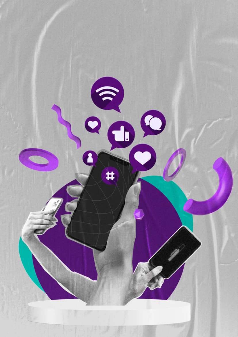 Branding & Digital Marketing  service illustration